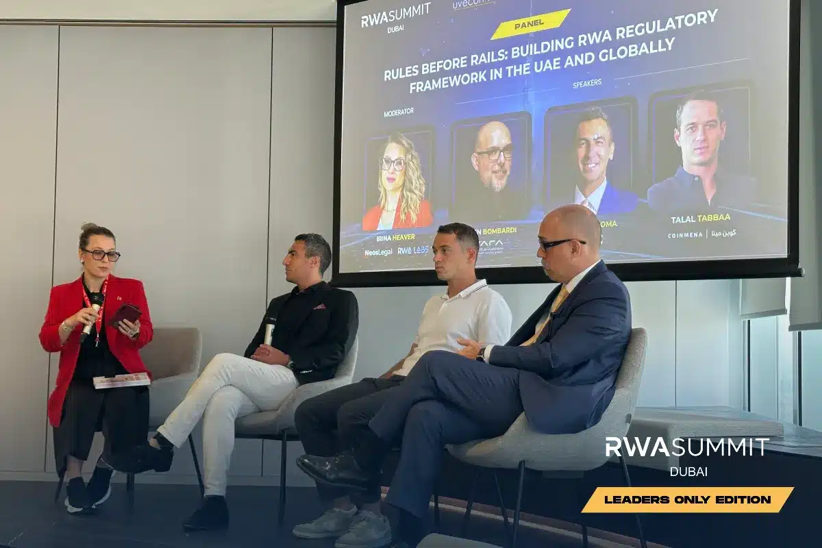 RWA Summit Dubai audience and panel session