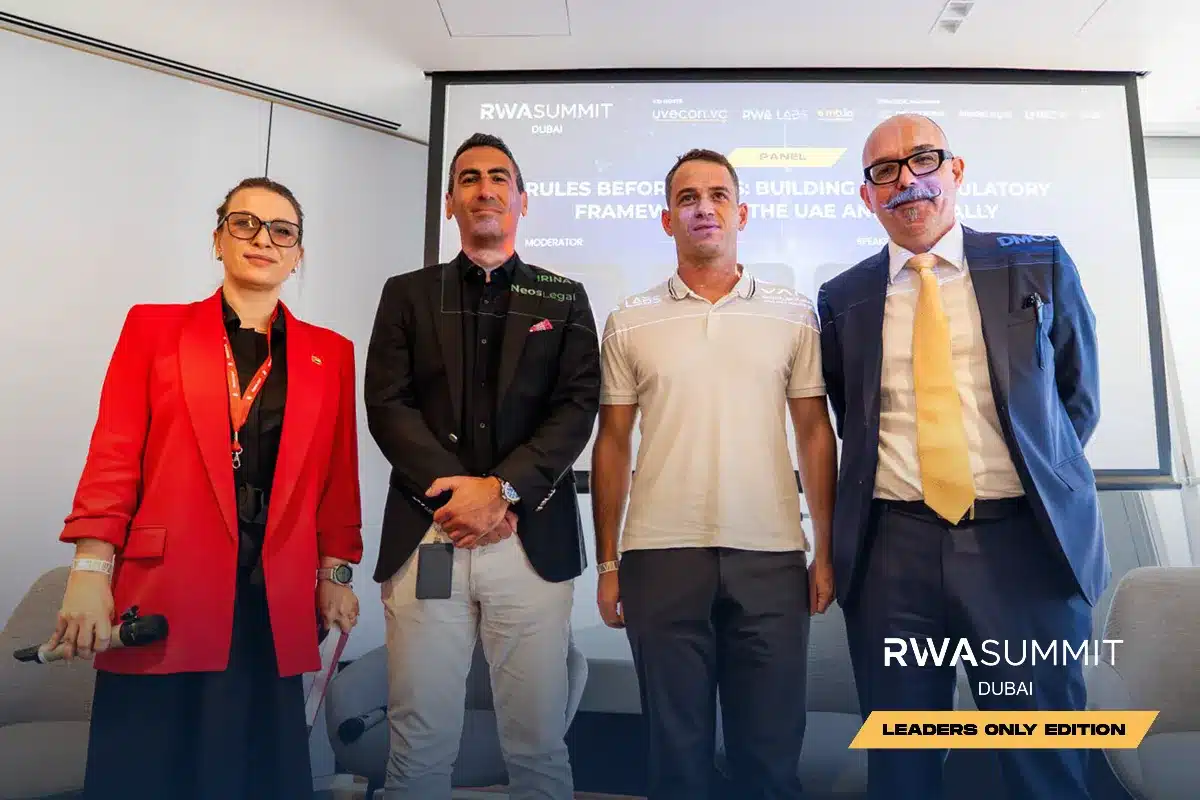RWA Summit Dubai panel discussion at DMCC Uptown Tower